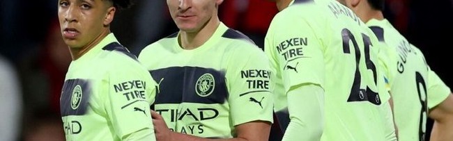  哈兰德戴帽创纪录，曼城五球横扫伯恩茅斯  